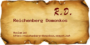 Reichenberg Domonkos névjegykártya